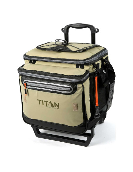 Enfriador Rodante Titan Deep Freeze 60 Latas Musgo