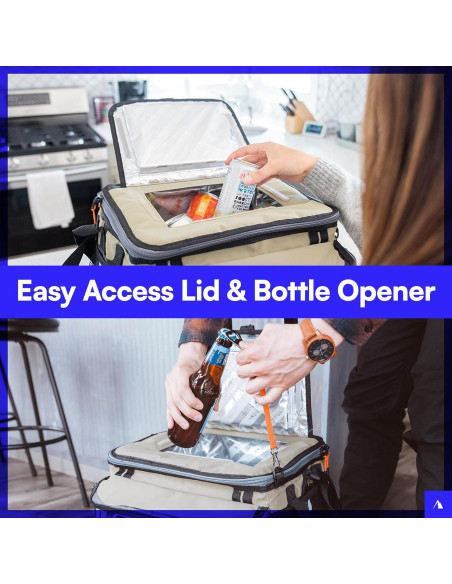 Enfriador Rodante Titan Deep Freeze 60 Latas Musgo