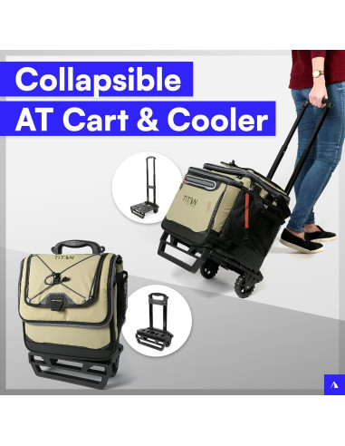 Enfriador Rodante Titan Deep Freeze 60 Latas Musgo