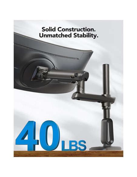 Brazo de Monitor HUANUO para Pantallas Ultrawide hasta 49"