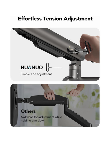 Brazo de Monitor HUANUO para Pantallas Ultrawide hasta 49"