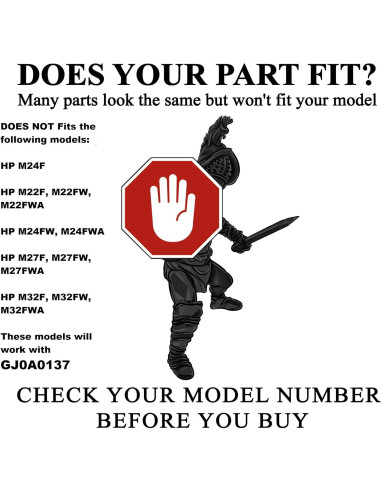 Adaptador VESA Gladiator Joe para Monitores HP 22F 23F 24F 25F 27F