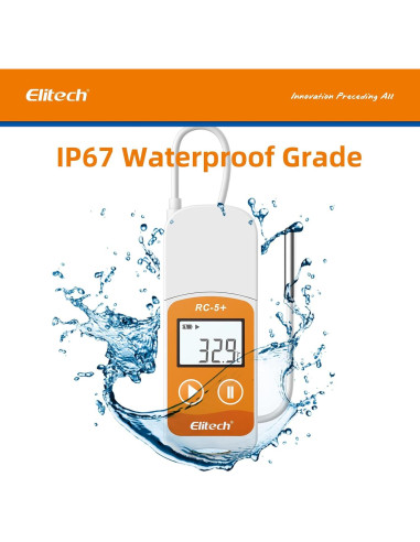 Registrador de Datos de Temperatura Elitech RC-5+ TE USB