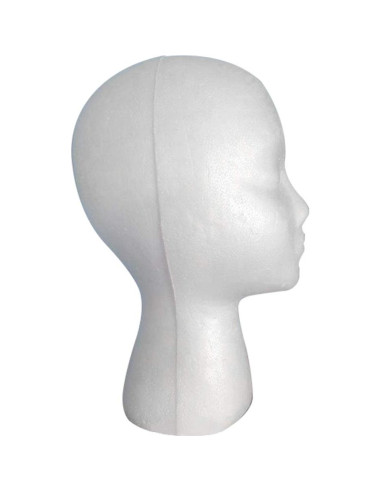 Cabeza de Maniquí Femenina de Espuma LIAMTU - Soporte para Peluca