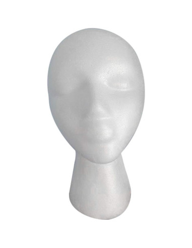 Cabeza de Maniquí Femenina de Espuma LIAMTU - Soporte para Peluca