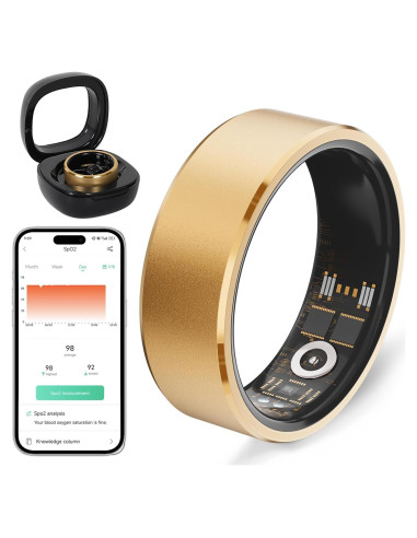 Anillo Inteligente GYSOA R11M Oro 18.1mm Salud y Fitness
