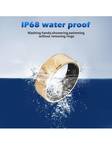 Anillo Inteligente GYSOA R11M Oro 18.1mm Salud y Fitness