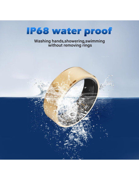 Anillo Inteligente GYSOA R11M Oro 18.1mm Salud y Fitness