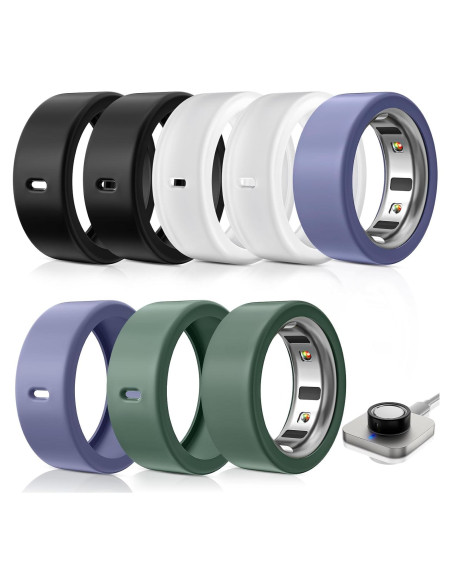 Protector de Anillo de Silicona Polyjoy para Oura Ring Gen 4/3 - Talla M