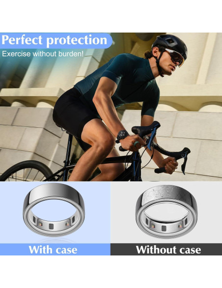 Protector de Anillo de Silicona Polyjoy para Oura Ring Gen 4/3 - Talla M