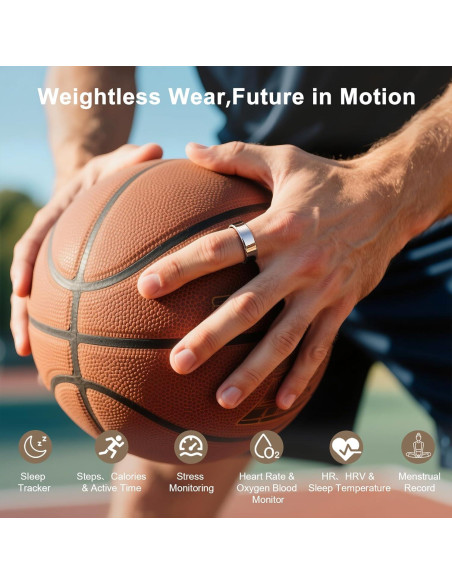 Anillo Inteligente Vic Oro Rosa 7 - Monitor de Salud y Sueño