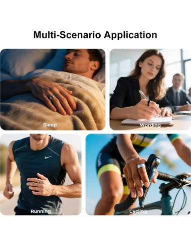 Anillo Inteligente Vic Oro Rosa 7 - Monitor de Salud y Sueño