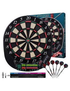 Tablero de Dardos Electrónico Turnart 34.29 cm - 16 Jugadores