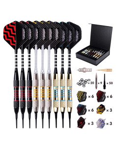 Dardos Profesionales Turnart 18g Punta Plástica 9 Piezas