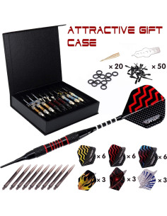 Dardos Profesionales Turnart 18g Punta Plástica 9 Piezas 2