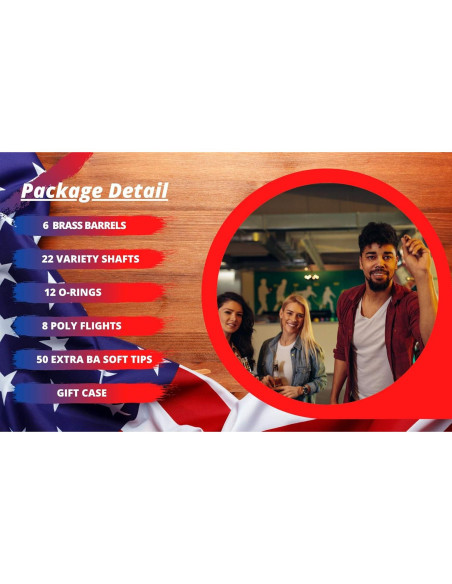 Juego de Dardos Profesionales SHOT TAKER CO. STC - 6 Dardos