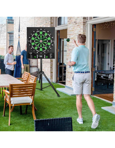 Tablero de Dardos Electrónico CyeeLife con 12 Dardos y Adaptador