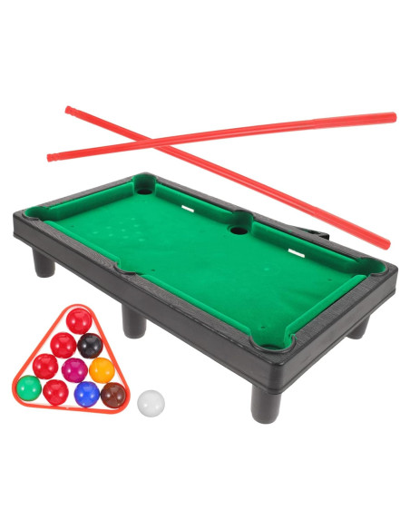 Juego de Mesa de Billar Miniatura Anneome 30x17cm Color Variado