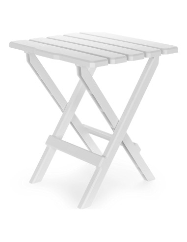 Mesa Lateral Plegable Camco 51695 Blanca 45.72x38.1cm
