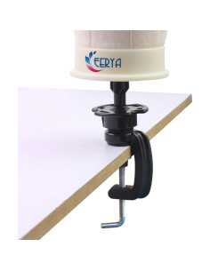 Soporte de Cabeza de Maniquí EERYA Negro para Pelucas 1Pc 2
