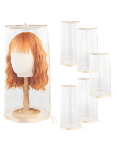 5 Bolsas de Almacenamiento para Pelucas AIHOPESTO - Transpirables