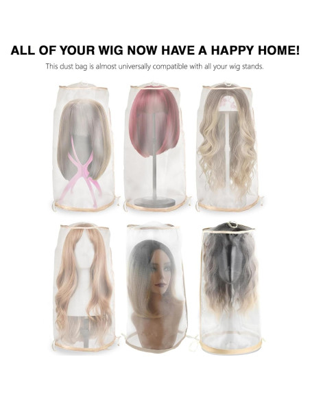 5 Bolsas de Almacenamiento para Pelucas AIHOPESTO - Transpirables