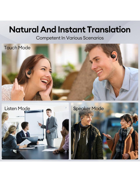 Auriculares Traductores PAXA OpenAir5 Bluetooth 5.4 145 Idiomas