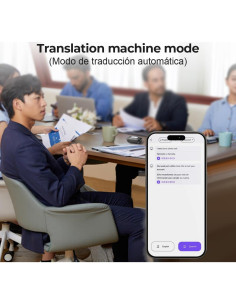 Auriculares de Traducción MINISO M98 Bluetooth 5.4 Negro 2