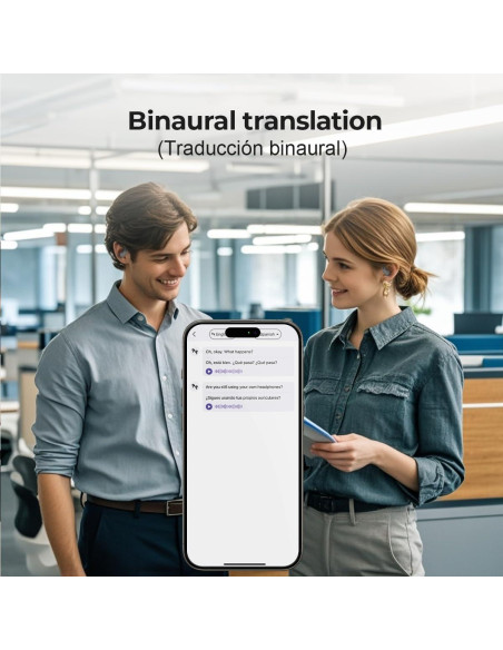 Auriculares de Traducción MINISO M98 Bluetooth 5.4 Negro