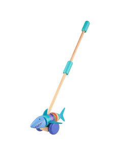 Juguete de Madera Empuja Tiburón Orange Tree 12+ Meses