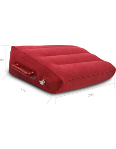 Almohada Inflable en Forma de Cuña Beauty Molly 63x43cm Rojo 2