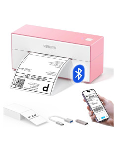 Impresora Térmica de Etiquetas MUNBYN Bluetooth 4x6