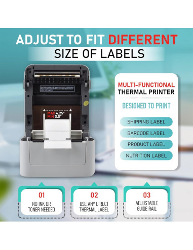 Impresora de Etiquetas Arkscan 2054K-BT USB y Bluetooth 4x6