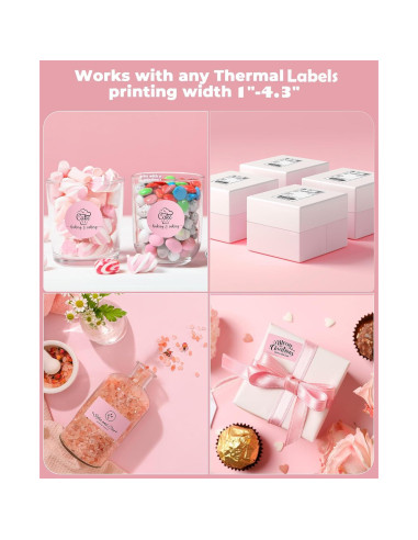 Impresora Térmica de Etiquetas MUNBYN Bluetooth 4x6