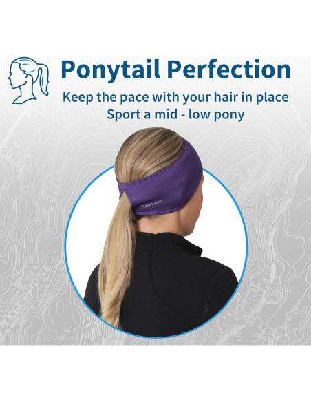Banda para Cabello Power Ponytail TrailHeads - Mujer - Púrpura