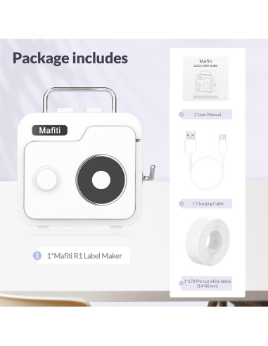 Impresora de Etiquetas Mafiti R1 Bluetooth Recargable