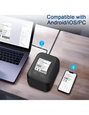 Impresora de Etiquetas CLABEL CT320D Bluetooth 7.62cm