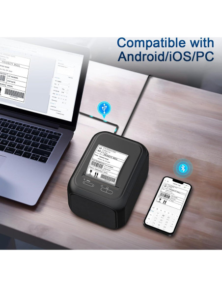 Impresora de Etiquetas CLABEL CT320D Bluetooth 7.62cm