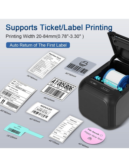Impresora de Etiquetas CLABEL CT320D Bluetooth 7.62cm