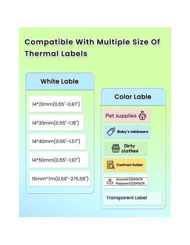 Impresora de Etiquetas Bluetooth BORN4SHIP HP6-C Portátil