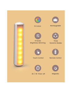 Juego de 2 Apliques de Pared Inalámbricos Jantolumi LED 2500K 2