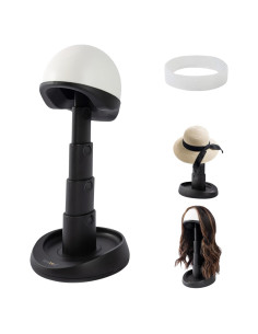 Soporte de Cabeza de Peluca Ajustable LightMay - Plegable 43 cm