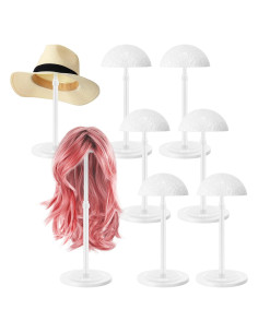 Soporte de Peluca Ajustable Tatuo 6 Pcs Antideslizante 25-45 cm