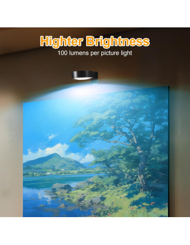 Luz de Imagen LED RGB Kandicyar 3 Paquetes Recargable