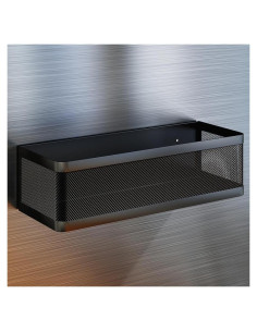 Estante Magnético para Especias WOCHUANGSI Negro 35.1x13x9.9cm