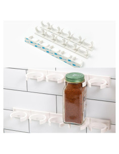 Organizador de Especias Crazy Chef - Tiras de Clips 3M para 15 Tarros