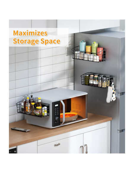 Estante Magnético PrimZooty para Especias - Gran Capacidad 4.54kg