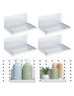 Estanterías Magnéticas Therwen 4 Piezas 20x12x9 cm Blanco