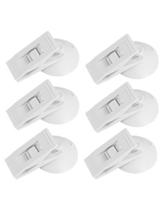Organizador de Ventosa Multiusos TOGRAND 6 Piezas Blanco