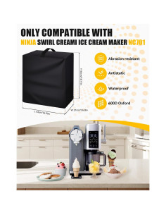 Cubierta para Máquina de Helados Ninja Swirl Creami 43x27x46cm 2